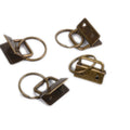 Ivoduff Wholesale Mix Color Metal 25mm Key Fob Hardware for Wristlets Lanyard