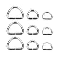 Wholesale Stainless Steel D-Shape Jewelry Connectors Different Sizes for DIY Bracelet Components Jewelry Findings