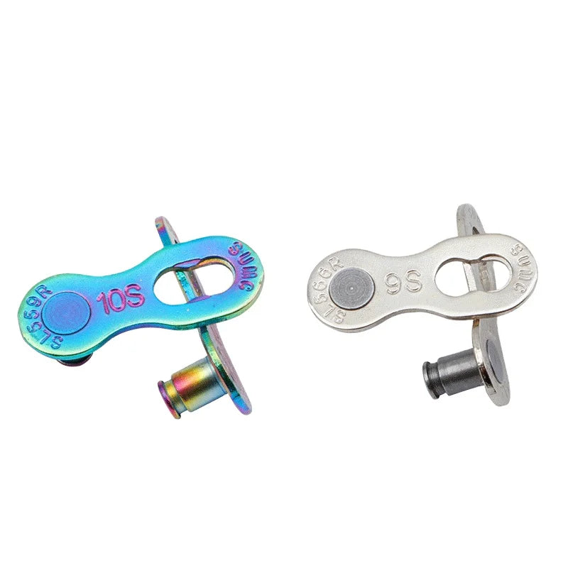 SUMC Reusable 2 Pairs Bicycle Chain Quick Release Buckle Model Magic Buckle 6/7/8/9/10/11/12 Speed