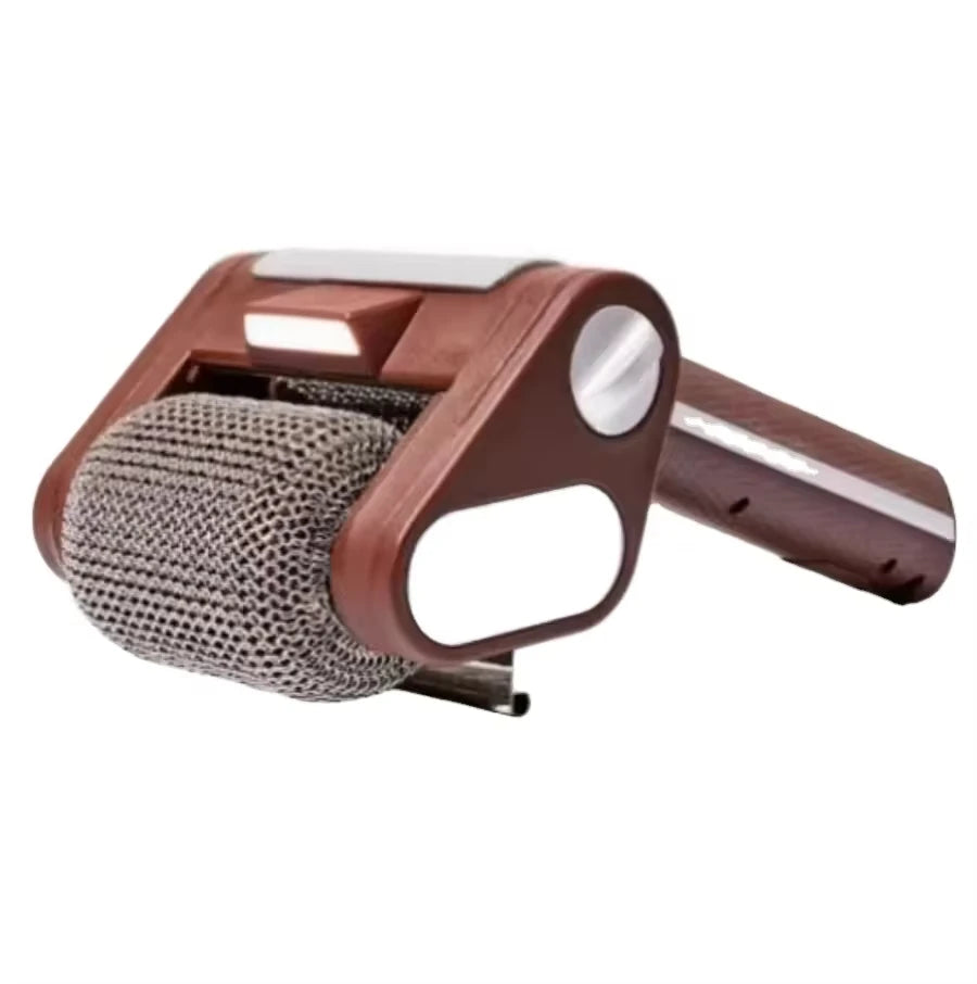 Rechargeable Stainless Steel Roller Grill Brush Outdoor Grill Bristle Cleaning Brush Electric Grill Cleaning Brush