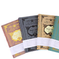 Creative A5 Retro Magic Book Notebook Business Office Style Fabric Cover Notepad Gift Diary Journal Office Products