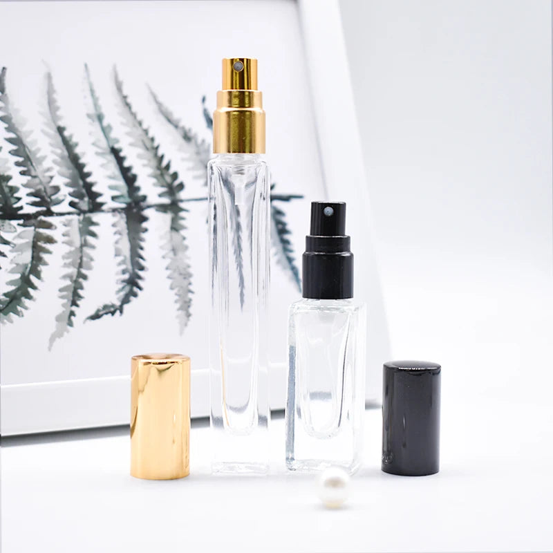 Custom Luxury square Mist Spray 5ml 10ml 20ml 30ml 50ml 100ml Wholesale Empty Glass Perfume Bottle