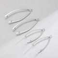 Wholesale a Shape Drop Earring Accessories Gold Plated 925 Sterling Silver Ear Wire Hooks Pendant for Earring Making