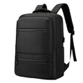 Hot Sale Durable Fashionable Student Laptop Backpack Waterproof Oxford Black with USB Port Air Cushion Belt Unisex