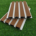 Double Color Co-Extrusion WPC Wall Panel Waterproof & UV Resistant Outdoor Composite Wall Cladding for Warehouses