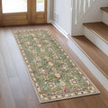 Machine Washable 2x6 Runner Rug for Hallways Non Slip Vintage Lightweight Washable Runners
