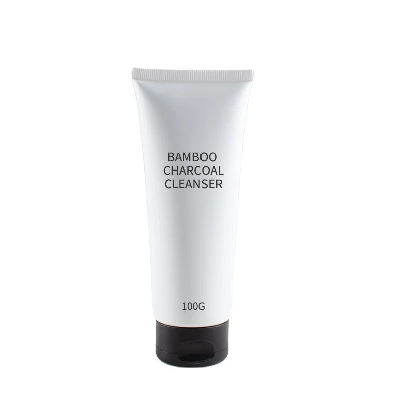Wholesale Custom Organic Bamboo Charcoal Deep Cleansing Whitening Face Facial for Men's Washing Cleanser