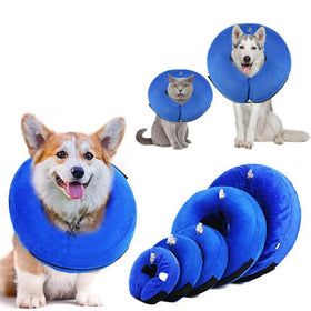 Wholesale Protective Inflatable Dog Cat Collar with Adjustable Strap