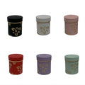High Quality Single Small Round Box Solid Color Hot Gold Eco-Friendly Gift Box Packaging Custom Stock with Recycled Materials