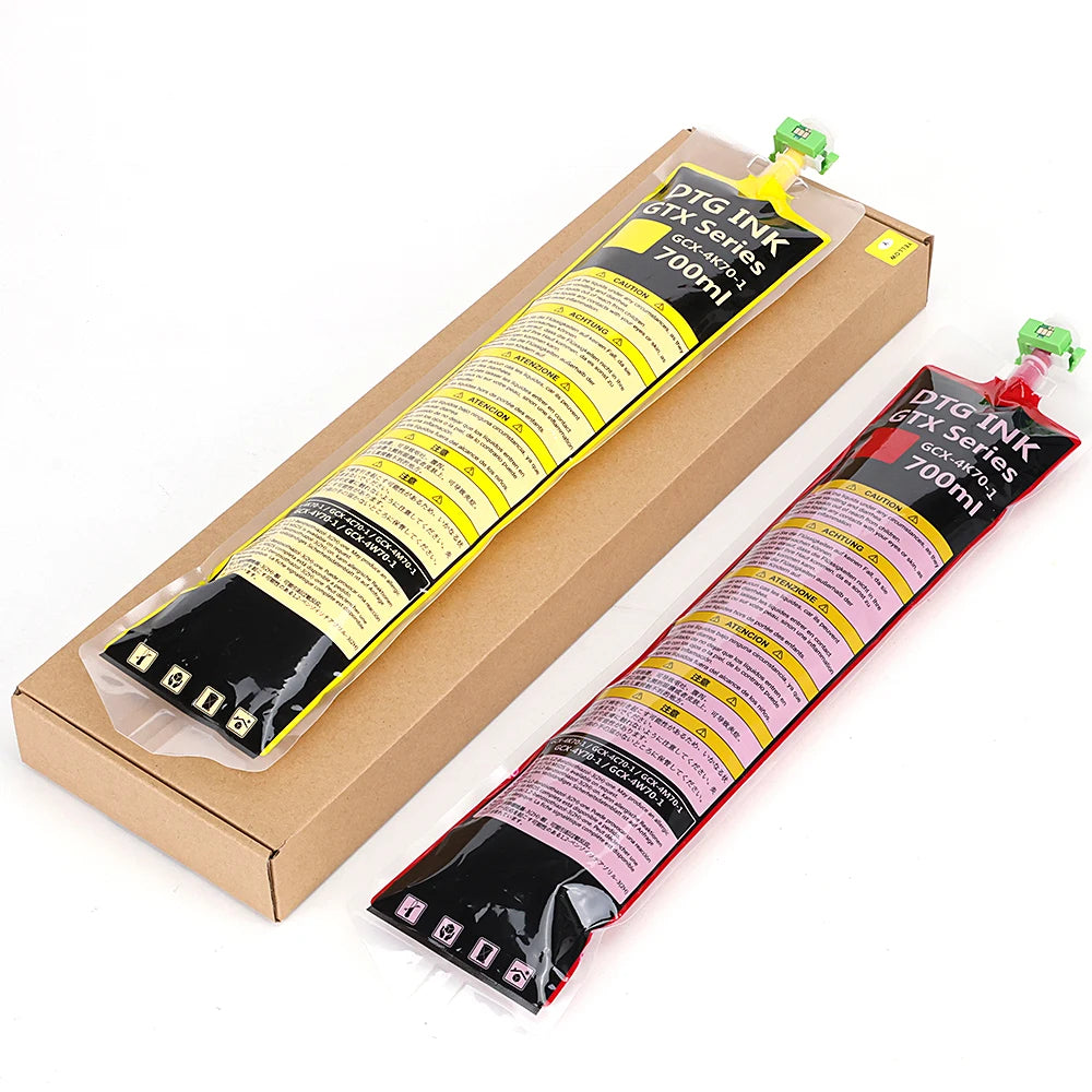 Winnerjet Compatible Ink Bag 700ml With Textile Ink DTG Ink for Brother GTX Pro Printer