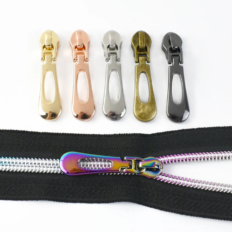 Deepeel 5# Zipper Slider for Nylon Zippers Clothing Puller Accessories Bag Zipper Sliders