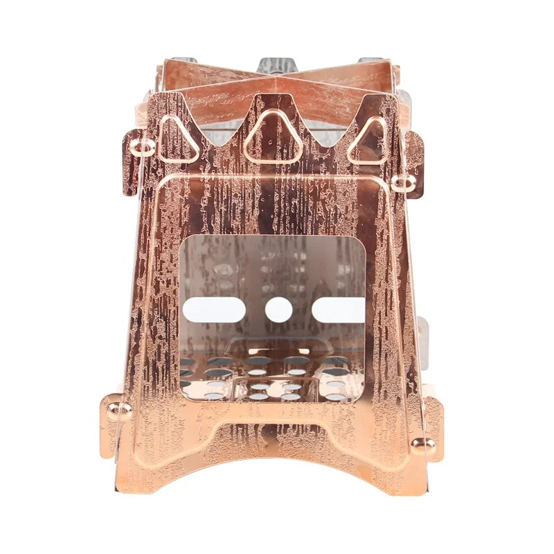 Outdoor Camping Accessories Titanium Ultralight Alcohol/Multifuel Stove for Camping Backpacking & Hiking With Nylon Case