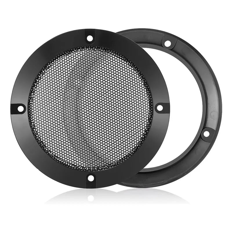 Black Round Speaker Grill Grid Decoration for Speaker Installation and Home Audio DIY Speaker Grill Protector