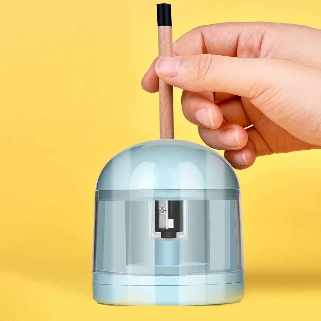 Electric Batteries Mechanical Pencil Sharpener Electronic Press Sensing Automatic Pencil Sharpener for Kid Student