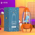 DASHU Mini Cute Rocket Shape Tritan Eco-Friendly 500ml Direct Drinking Water Bottle Straw Custom Logo Kids Parties Promotions