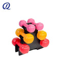 SQ Coated Cast Iron Hex Dumbbell Set-Durable 0.5-10kg Weight Range Various Colors Custom Logo Universal Use for Arm Workout