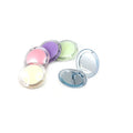 Wholesale Cosmetic Mirror Handheld Blue Pocket Mirror Customized logo Makeup Mirrors