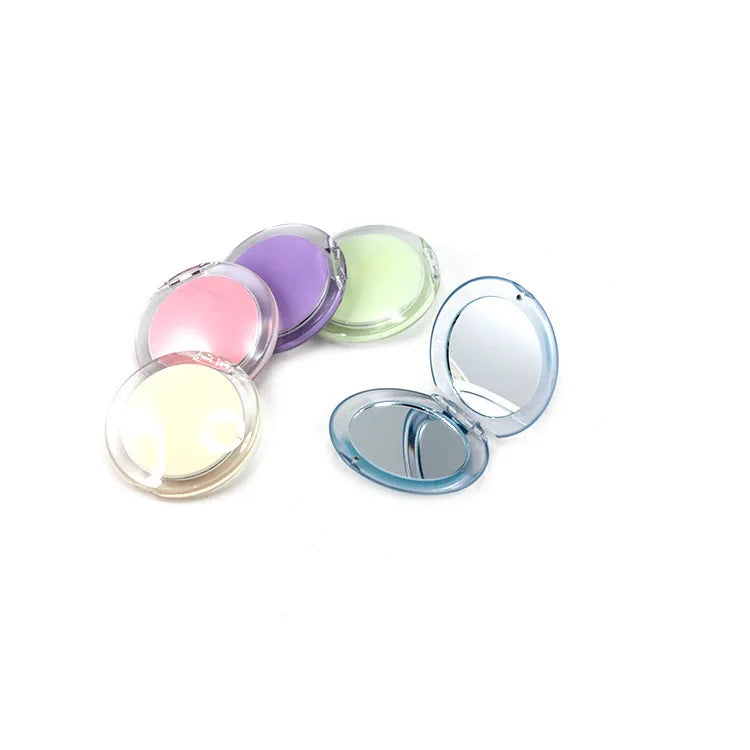 Wholesale Cosmetic Mirror Handheld Blue Pocket Mirror Customized logo Makeup Mirrors