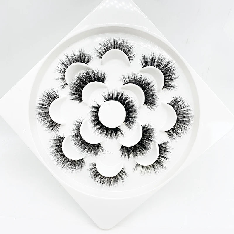 Factory Price Lashes Wholesale Handmade Natural 3D Mink Lashes Private Label Mink Lashes