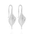 Dangle Leaf Silver 925 Hook Earrings Real Solid Sterling Silver 925 Jewellery Earrings for Women