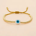 Go2boho Friendship Bracelet Women Pulsera Turkish Charm Evil Eye Boho Summer String Fashion Jewelry Gold Plated Beads Bracelets