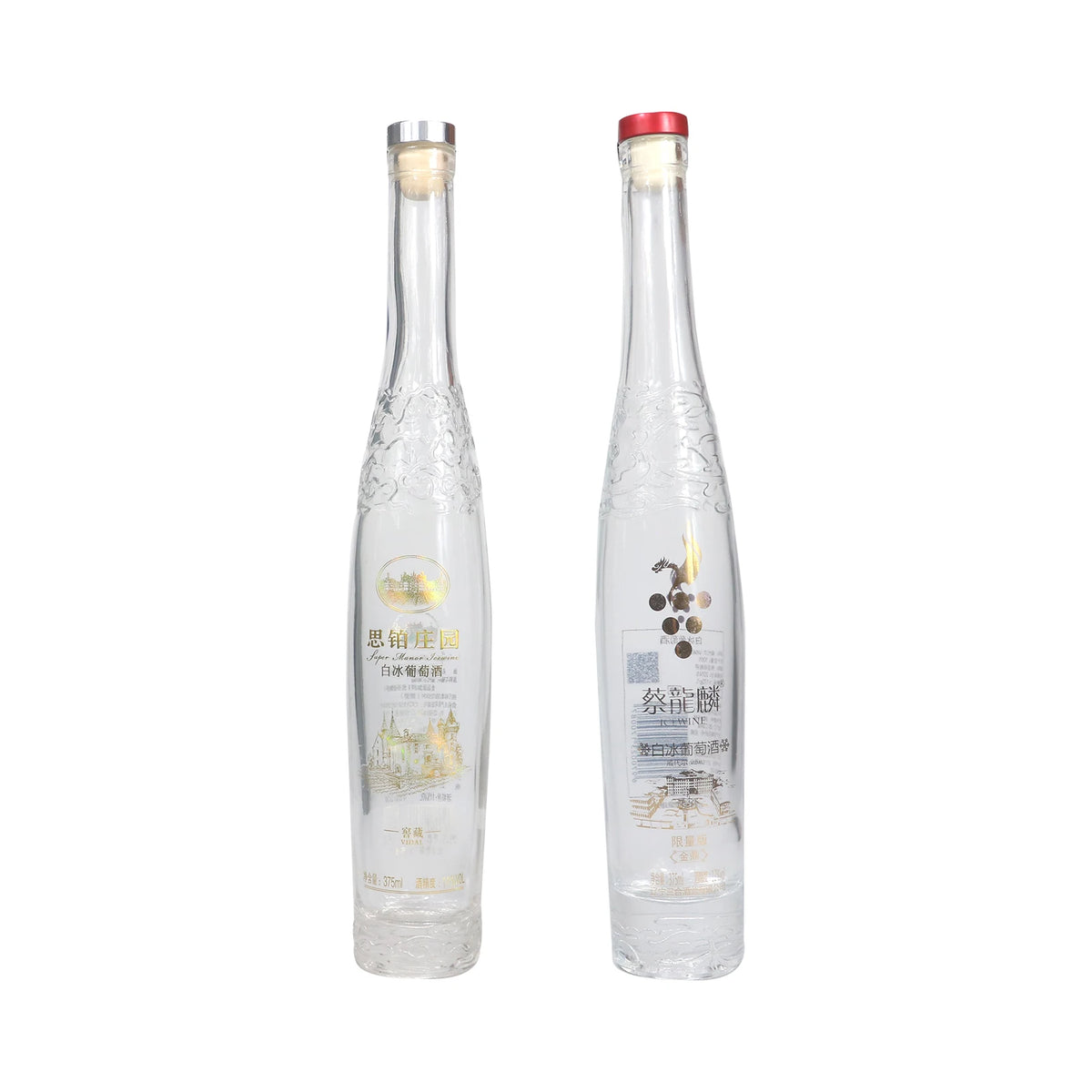 375ml 500ml Tall and Thin Glass Bottle Manufacturers Usa