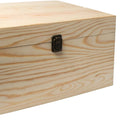 Solid Personalised Square Wood Painted or Plain Boxes Large Personalized Gift Box Storage