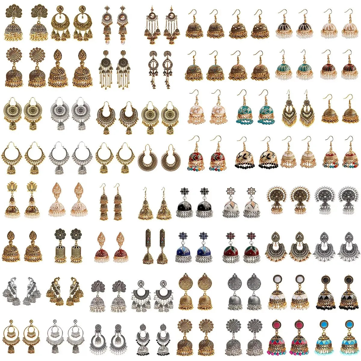 2025 Crystal 2021 Set Alloy Earrings for Women Christmas Bells Earrings
