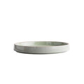 Restaurant Steak Plate Japanese Korean Style Ceramic Round Deep Plate Household Large Textured Pasta Dinner Flat Plate