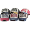 Fashion Classic Patch Color Baseball Hat Water Washing Pure Cotton Cap Sports Hat Outdoor Shading Hat