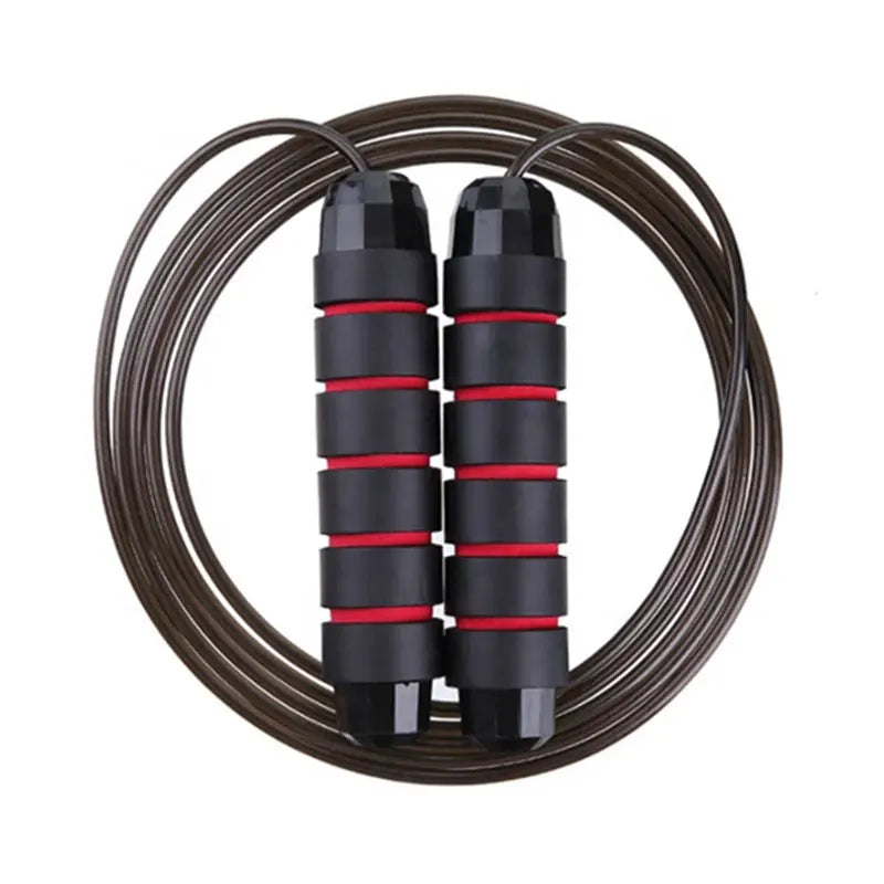 PVC Fitness Skipping Rope for Home & Gym Use-Durable Adjustable Speed Rope