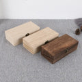 Rural Polished Multifunction Customizable Wooden Craft Storage Souvenir Christmas Tabletop Decoration Gift Box Lid HenDing