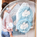 OWNSWING Hanging Vacuum Storage Bags for Clothes Space Saver Seal Bags Plastic Vacuum Bags Clothes