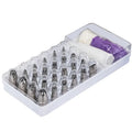 27pcs Wholesale Stainless Steel Nozzle Cake Baking Icing Piping Tips Cake Decorating Pastry Nozzles Piping Tip Sets