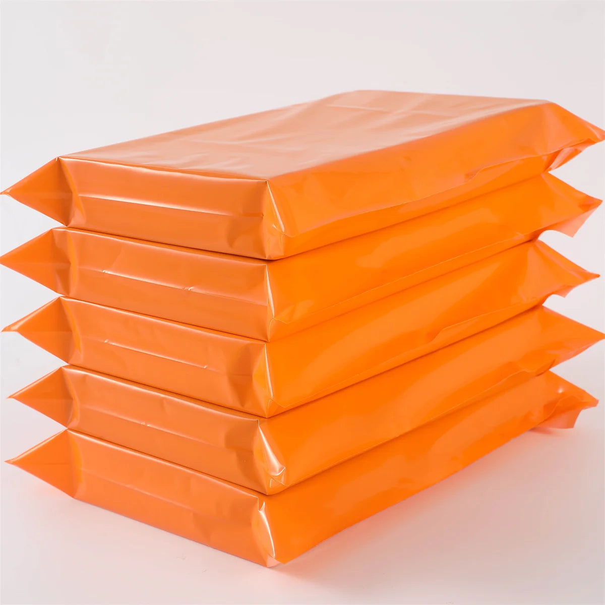 25*35cm/9.8*13.8 Inch Orange LDPE&HDPE Poly Mailer Polymailer Shipping Packaging Mailing Plastic Parcel Courier Bag for Clothes