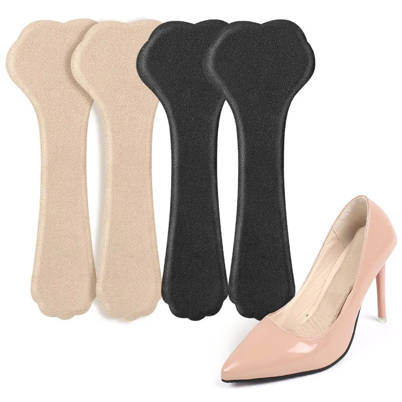 Bone Shape High Heel Insole Gel Shock Absorption Shoe Pads for High Heel Pain Relief Comfortable Cushion Barefoot Shoe Insert