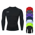 RUIQUWIN Sports Quick Drying Tights Men's Base Training Sweat High Elastic Fitness Breathable Running Long Sleeve