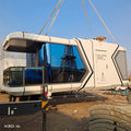 High quality custom luxury prefab space capsule prefabricated modular house with 2 bedrooms