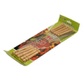 30CM 10PCS Brochettes Tige Grilling Kebab Stick Reusable Stainless Steel BBQ Skewer Stick Barbecue Rod With Wooden Handle