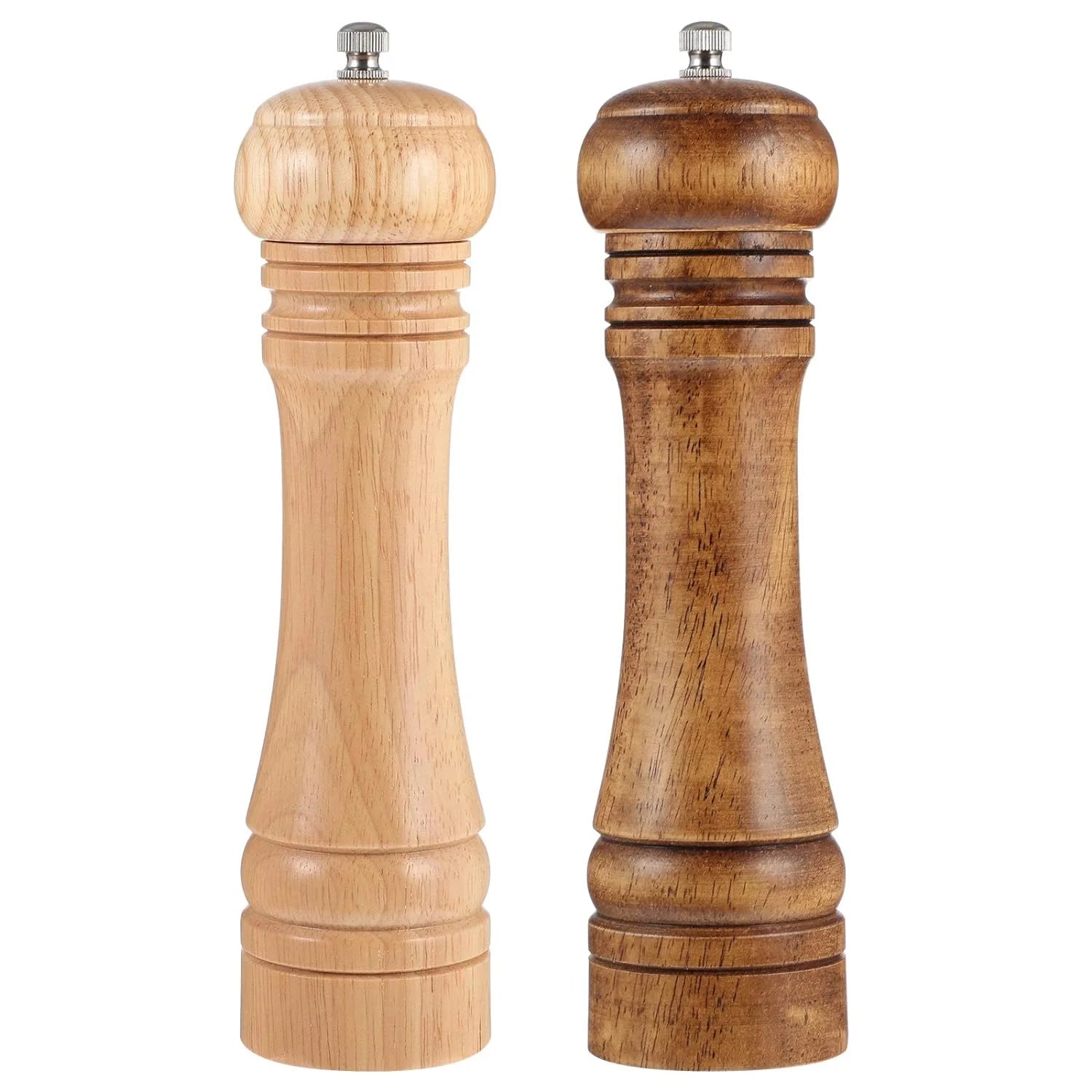 Grinding Mechanism Salt and Pepper Grinder Wooden Oak Wood and Ceramic MILLS Manual Hand All-season Have Stock Support 100pcs