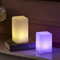 Q211 Bar Decorative Lamp Cafe Table Light Outdoor Restaurant Creative Night Light Square Column Balcony Decorative Light