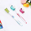 1pcs Toothbrush Holder Portable Travel Bathroom Mount Suction Cup Toothbrush Holder Rack Dustproof Cover