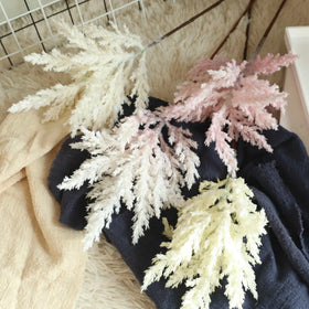 L06535 Hot Selling Fake Silk Artificial Pampas Grass for Decoration Faux Artificial Pampas Grass