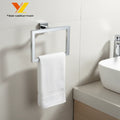 Modern Design Eco-Friendly Stainless Steel Bath Towel Ring with Chrome Finish Wall Mounted for Hotels and Bathrooms