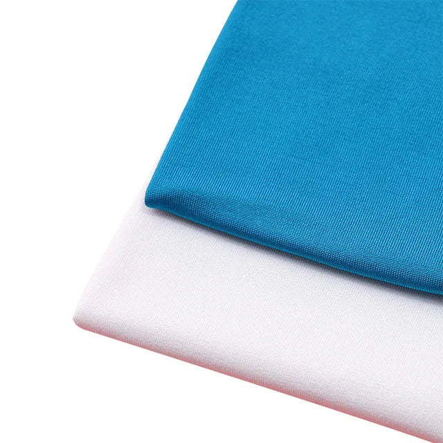 Factory wholesale 165gsm plain dyed double brushed polyester spandex knit fabric for leggings