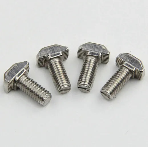 Custom Carbon Steel 30 Series Slot M6*20 T Head Bolt