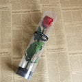 Valentine's Day Home Decoration Preserved Roses with Stem Single Everlastng Eternity Forever Rose PVC Packaged Preserved Flowers