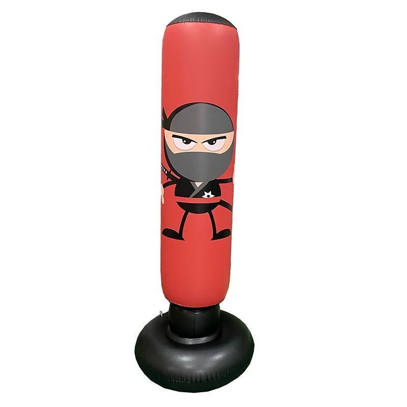 Fitness Freestanding Children Boxing Bag Adults De-stress Target Kicking Bag Customer Inflatable Punching Bag