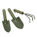 Wholesale Plastic Handle 3pc Set Small Gardening Hand Tool Set Cultivator Fork Trowel Shovel Kit Garden