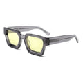 Unisex Custom Uv400 Protection Fashion Square Vintage Polarized Sunglasses Acetate Sunglasses Thickened